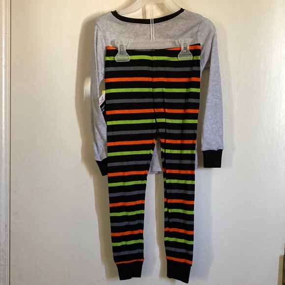 🌞NWT 2pc Joe Boxer Long Sleeve Fleece with Skulls and 2pc Halloween pj C - Picture 10 of 10